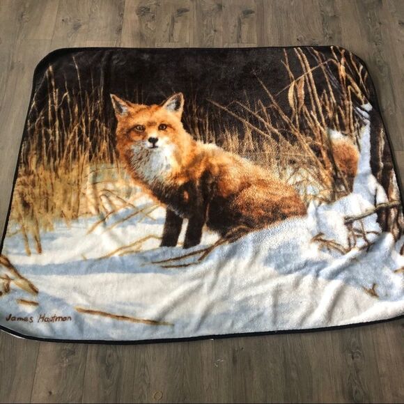 Pair James Hautman Collectible reversible throws - Picture 2 of 8